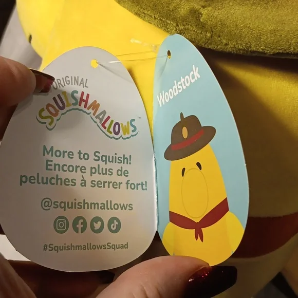 Peanuts Squishmallows Snoopy and Woodstock NWT - Picture 6 of 10